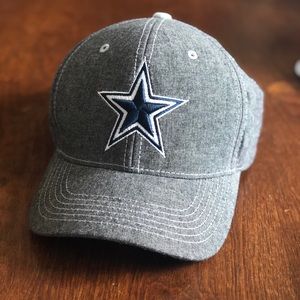 Dallas Cowboys Authentic OSFA heather grey cap